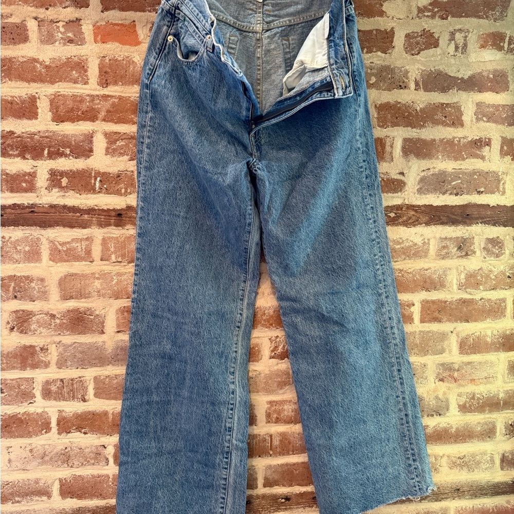 SLVRLAKE Blue Flare & Wide Leg Jeans